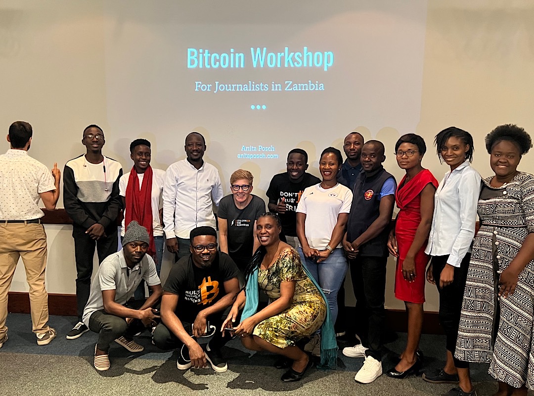 Bitcoin Workshop for Journalists in Zambia