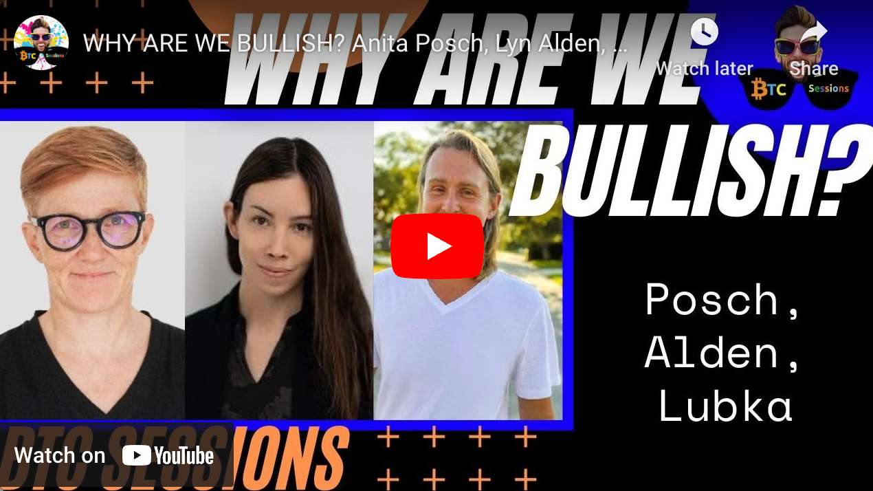 Why are we bullish? Lyn Alden, Anita Posch, Steve Lubka