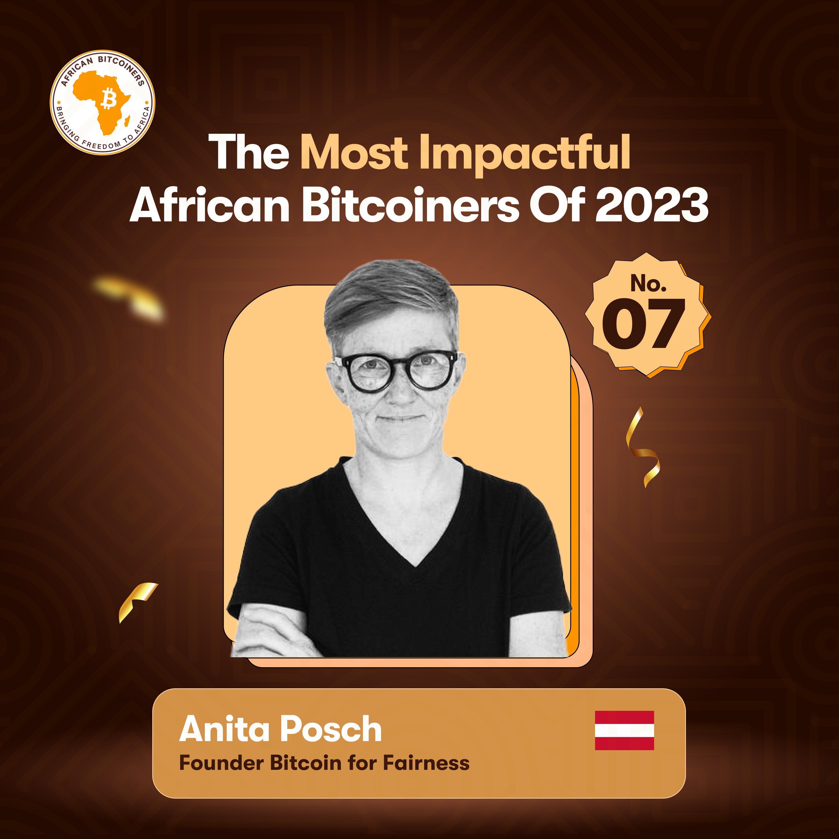 Anita Posch Seventh Most Impactful African Bitcoiner